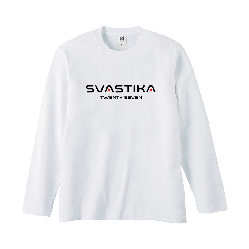 ロングスリーブTシャツ／SVASTIKA#27（スヴァスティカ27）- 卍