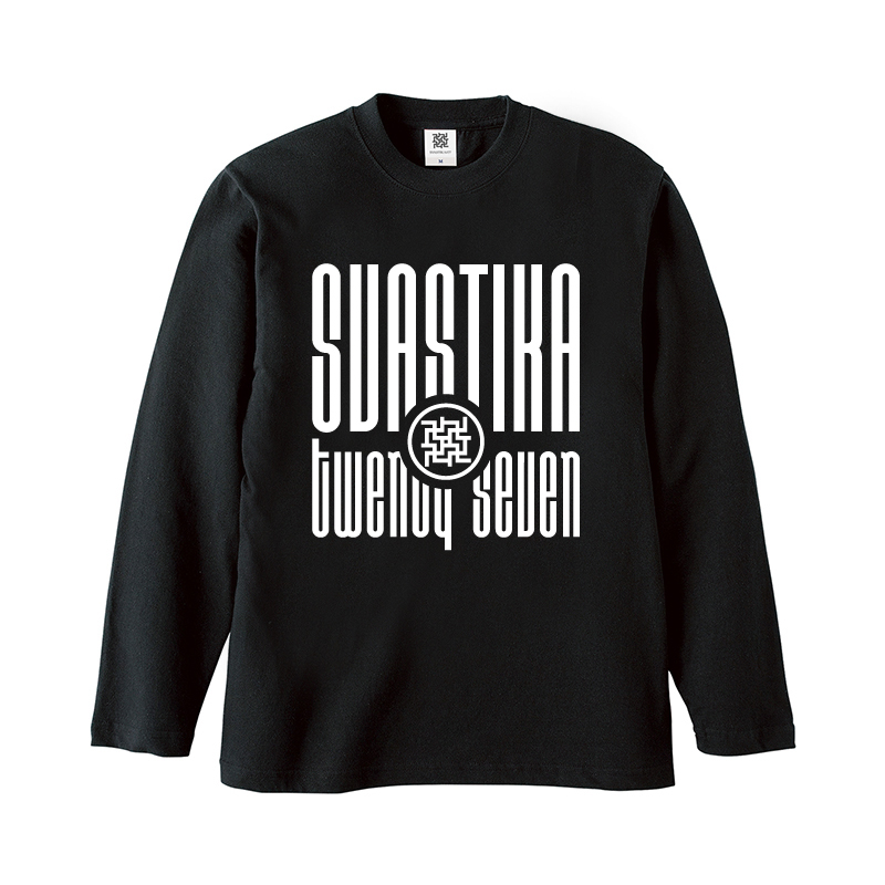ロングスリーブTシャツ／SVASTIKA#27（スヴァスティカ27）- 卍