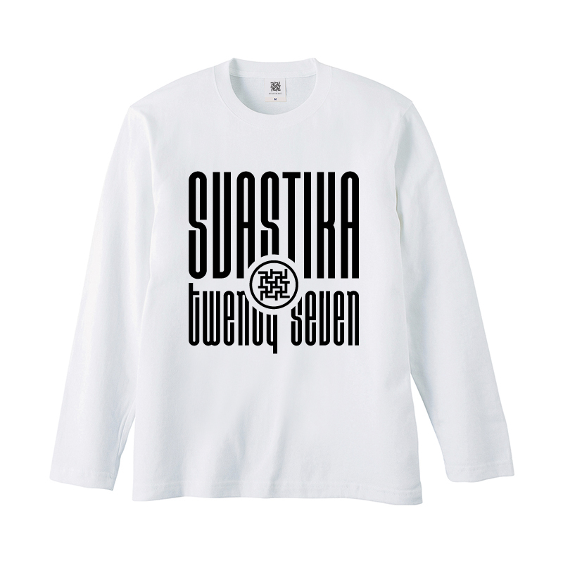 ロングスリーブTシャツ／SVASTIKA#27（スヴァスティカ27）- 卍